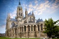 Bayeux medieval Cathedral of Notre Dame, Calvados department of Normandy, France Royalty Free Stock Photo