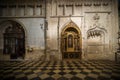 Religious building of Gothic style in Palencia Spain Royalty Free Stock Photo
