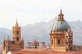 Cathedral of palermo, the dome and bell towers