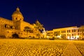 The Cathedral of Palermo at night, Italy Royalty Free Stock Photo