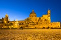 The Cathedral of Palermo at night, Italy Royalty Free Stock Photo