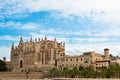 Cathedral Palma de Mallorca, Cathedral La Seu, Majorca, Catedral de Santa Maria de Mallorca, Spain Royalty Free Stock Photo