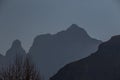 Cathedral Peak in the Drakensberg mountains in South Africa