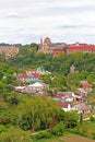 Cathedral of Peter and Paul and nice view of Kamianets-Podilskyi from the castle, Ukraine