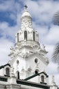 Cathedral on plaza grande quito ecuador