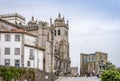 Cathedral of Porto, Portugal, one of the oldest churches in Porto, dating from the 12th century Royalty Free Stock Photo