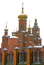 Cathedral of the Protection of the Holy Virgin of city Mineralnye Vody Royalty Free Stock Photo