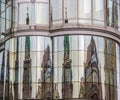 Cathedral Reflection-Stephansplatz,Vienna,Austria Royalty Free Stock Photo