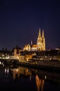 Cathedral in Regensburg, Germany Royalty Free Stock Photo