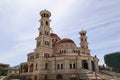 Resurrection Cathedral in the Albanian city of Korca Royalty Free Stock Photo