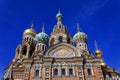 Cathedral of the Resurrection of Christ in Saint Petersburg, Russia.Church of the Savior on Blood Royalty Free Stock Photo