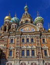 Cathedral of the Resurrection of Christ in Saint Petersburg, Russia.Church of the Savior on Blood Royalty Free Stock Photo