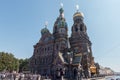 Cathedral of the Resurrection of Christ in Saint Petersburg, Russia. Church of the Savior on Blood. Royalty Free Stock Photo