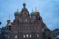 Cathedral of the Resurrection on the Spilled Blood in St. Petersburg Royalty Free Stock Photo