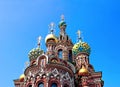 Cathedral of the Resurrection on Spilled Blood in St. Petersburg Royalty Free Stock Photo