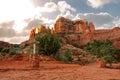 Cathedral Rock Hiking Trail in Sedona Arizona Royalty Free Stock Photo