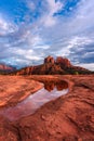 Cathedral Rock at Secret Slickrock in Sedona, Arizona