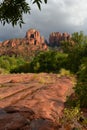 Cathedral rock vortex in sedona, arizona Royalty Free Stock Photo