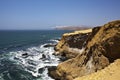 The cathedral rocks - Reserva National de Paracas national park in Ica Peru, South America