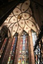 Cathedral's vault - Strasbourg, France Royalty Free Stock Photo