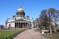 Cathedral of Saint Isaak in St Petersburg Royalty Free Stock Photo