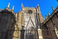 Cathedral of Saint Mary of the See, Seville, Spain. Royalty Free Stock Photo