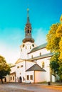 Cathedral of Saint Mary the Virgin or Dome Church or Toomkirik in Tallinn Royalty Free Stock Photo