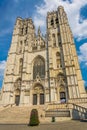 Cathedral of Saint Michael and Gudula in Brussels, Belgium Royalty Free Stock Photo