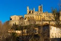 Cathedral of Saint Nazaire in Beziers Royalty Free Stock Photo