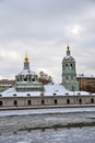 Cathedral of Saint Nicholas on Raushskaya embankment in Moscow