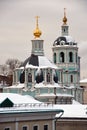 Cathedral of Saint Nicholas on Raushskaya embankment in Moscow