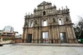 Cathedral of Saint Paul in Macao Royalty Free Stock Photo