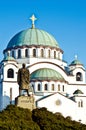 Cathedral of Saint Sava Royalty Free Stock Photo