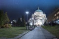 Cathedral of Saint Sava Belgrade Serbia Royalty Free Stock Photo