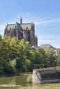 The Cathedral of Saint Stephen in Metz Royalty Free Stock Photo