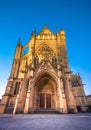 The Cathedral of Saint Stephen of Metz, France, CathÃÂ©drale Saint Ãâ°tienne. Royalty Free Stock Photo