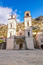 The Cathedral of Saint Tryphon in Kotor Royalty Free Stock Photo