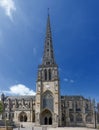 cathedral in Treguier Royalty Free Stock Photo