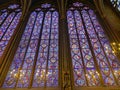 Cathedral Sainte Chapelle, interior view, Paris, France