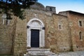 Cathedral of Saints Peter and Paul, Duomo di Sovana. Tuscany, Italy Royalty Free Stock Photo