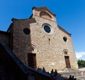 The cathedral of San Gimignano Duomo di San Gimignano. Basilica of Santa Maria Assunta. Unesco heritage.  Siena, Tuscany, Italy Royalty Free Stock Photo