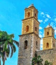 Cathedral of San Ildefonso, located in Merida downtown, Yucatan, Mexico Royalty Free Stock Photo