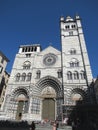 The cathedral of San Lorenzo in Genoa Italy. Royalty Free Stock Photo