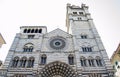 The Cathedral of San Lorenzo in Genoa, Italy. Royalty Free Stock Photo