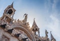 Cathedral of San Marco, Venice, Italy. Roof details Royalty Free Stock Photo