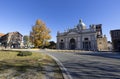 The Cathedral of Sant\'Eusebio in the city of Vercelli, Piedmont, Italy Royalty Free Stock Photo