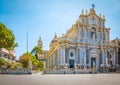 Cathedral of Santa Agatha in Catania, Sicily. Royalty Free Stock Photo