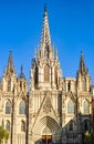 Cathedral of Santa Eulalia of Barcelona Royalty Free Stock Photo