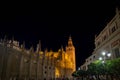 Giralda Tower Seville Spain of Seville Cathedral Royalty Free Stock Photo