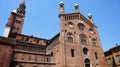 Cathedral of Santa Maria Assunta with the bell tower Torrazzo in Cremona, Italy Royalty Free Stock Photo